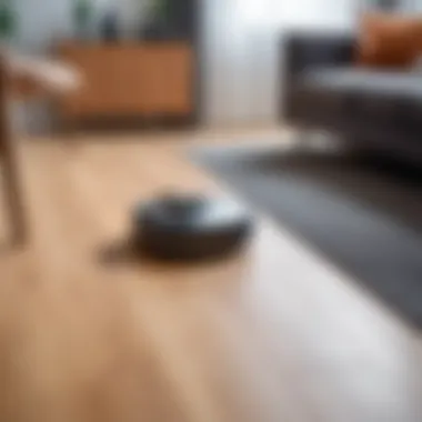 Versatility on Different Floor Types Robotic vacuum cleaner working on various floor types
