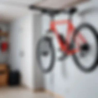 Safety tips for hanging bicycles in a garage