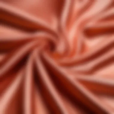 Satin Garment Showcasing Smooth Finish Satin garment highlighting its smooth finish
