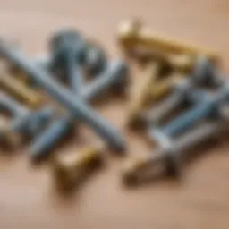 Different types of screws for drywall installation