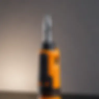 Screwdriver with integrated light showcasing its functionality