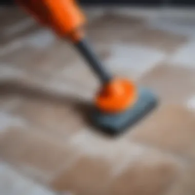 Tools and products for removing sealant from tiles