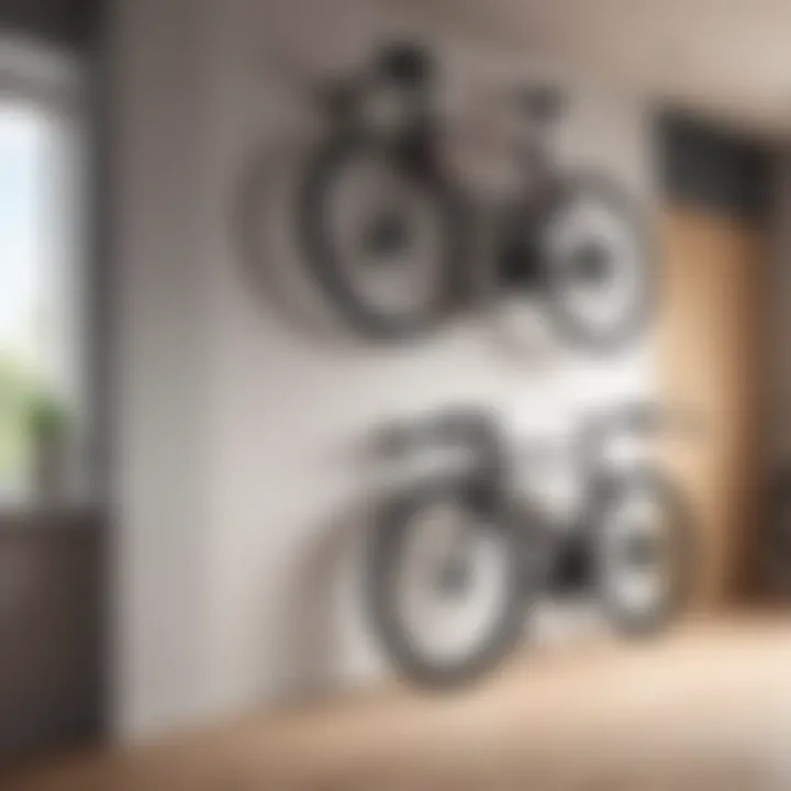 Choosing the right wall space for bicycle storage