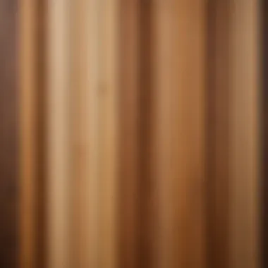 Selecting Wood Types for Your Door Different types of wood planks arranged for door construction