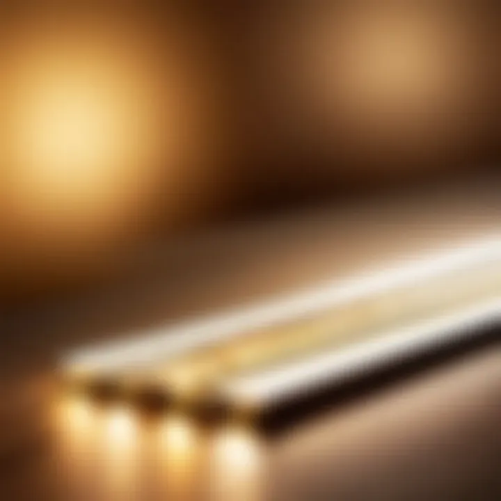 Selection of LED strip materials and components