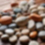 Different types of stones suitable for sauna heaters