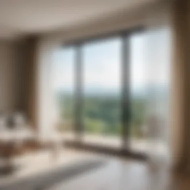 Enhancing Views with Sheer Curtains Sheer curtains perfectly framing a window with a beautiful view