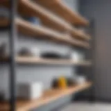 Different types of shelf supports