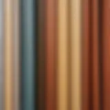 Close-up of different siding materials arranged aesthetically