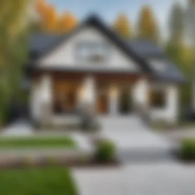 Beautifully Finished Home Exterior with Siding Completed home exterior with siding