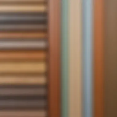 Different Types of Siding Materials Showcasing different types of siding materials