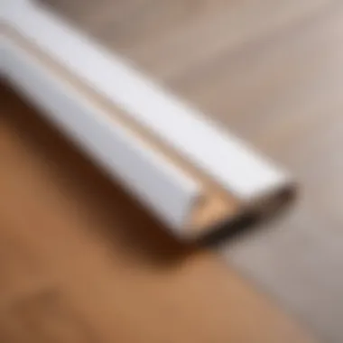 Comparison of various materials used in skirting boards, including PVC and MDF.