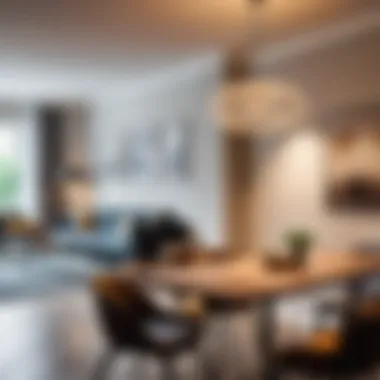 Transformative Lighting Solutions A smart bulb illuminating a modern living space