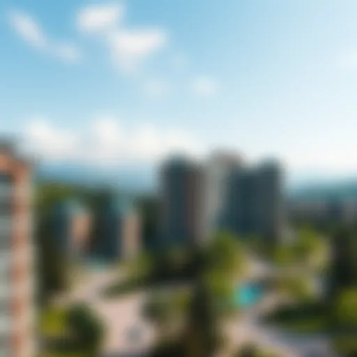 Architectural view of Sochi-Park residential complex