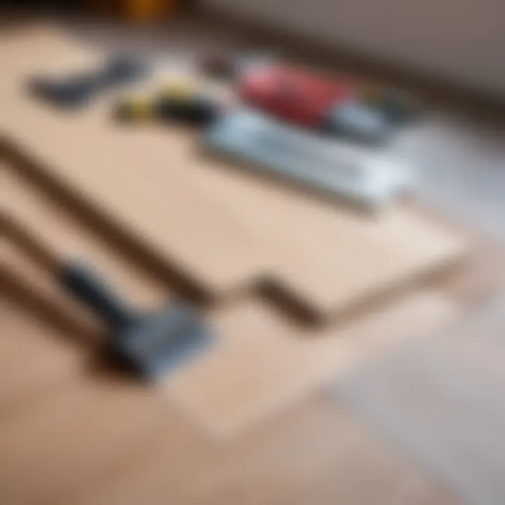 Soft laminate installation tools and materials