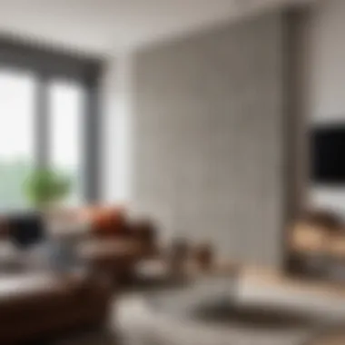 Acoustic Insulation Materials Acoustic insulation materials displayed in a modern living room