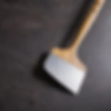 Quality Spatula for Liquid Wallpaper A high-quality spatula designed for liquid wallpaper application