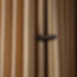 Sturdy curtain rod installation for heavy drapes