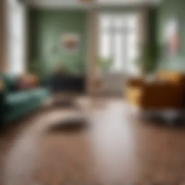 Creating Style with Linoleum in Your Home Stylish living room with linoleum flooring accents
