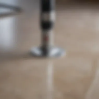 Importance of Surface Cleanliness for Sealant Application Close-up of a clean surface ready for sealing
