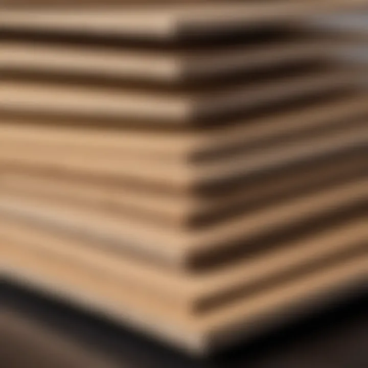 Sustainable practices in particle board production