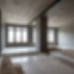 Innovative dry screed installation in a modern construction project