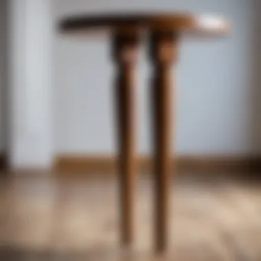 Comparison of table leg styles