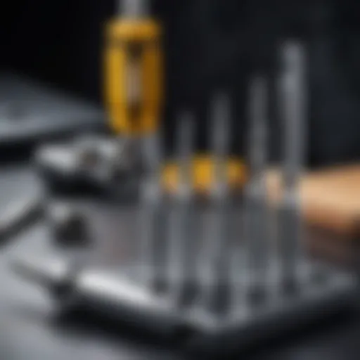 Precision screwdriver set designed for star-shaped bolts