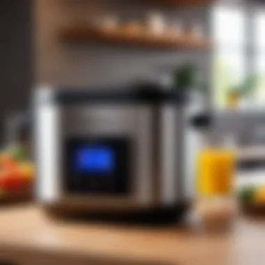 Dual Functionality of a Thermopot A sleek thermopot showcasing its dual functionality