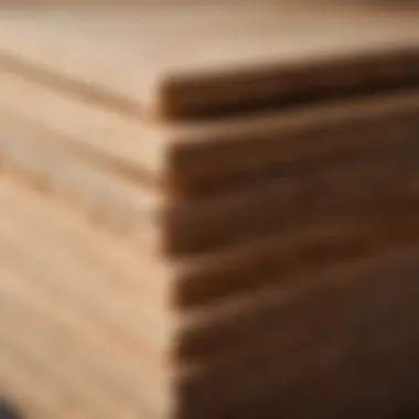 Exploring OSB Board Thickness Variations Diverse thicknesses of OSB boards displayed