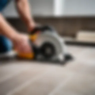 Safety tips for tile cutting