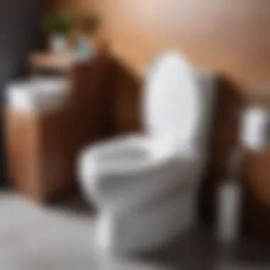 Installation guide for a toilet flush system with essential tools and parts.