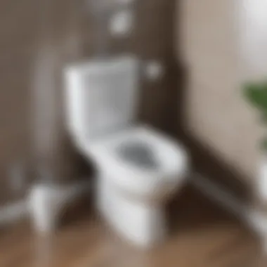 The Role of the Fill Valve in Toilet Functionality The fill valve of a toilet tank, highlighting its role in water supply.