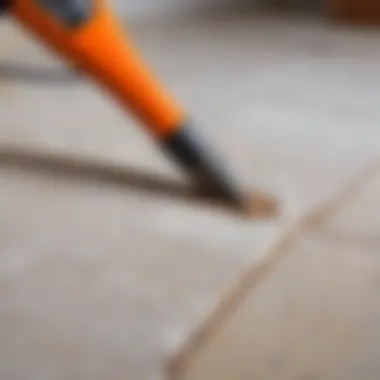 Tools for applying silicone grout