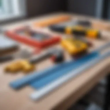 Tools required for foam board installation