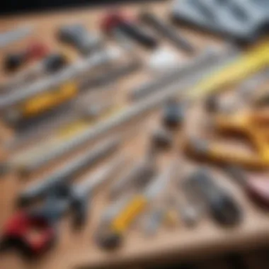 Tools and equipment necessary for construction