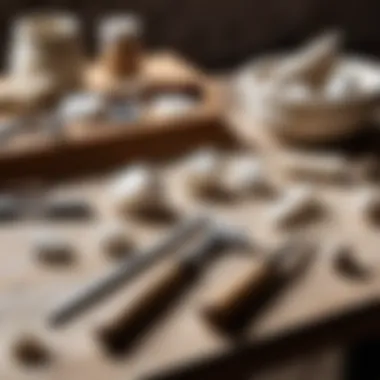 Essential Tools for Alabaster Work Tools and materials necessary for working with alabaster