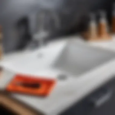 Essential Tools for Sink Attachment Tools for securing the sink to the countertop
