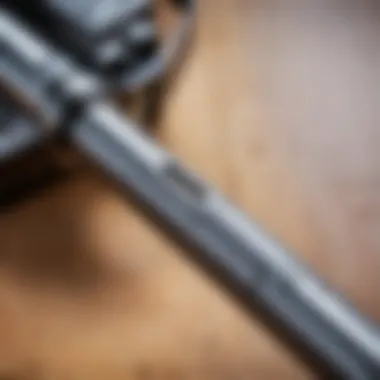 Precision and Detail of a Torque Wrench Close-up of a torque wrench with detailed markings