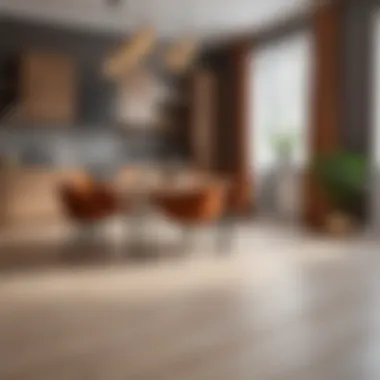 Stylish Room Transformation with Laminate A stylish room transformed with freshly installed laminate