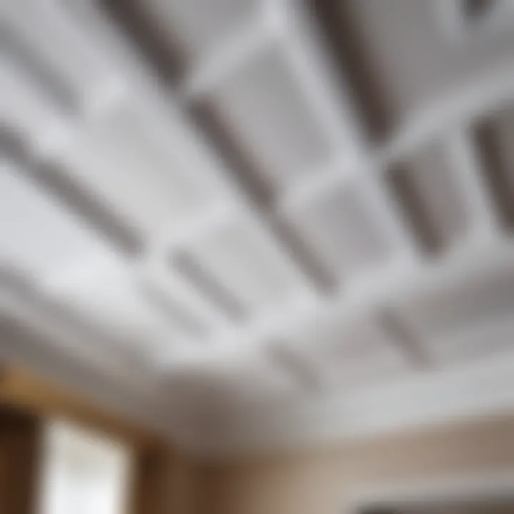 Different types of ceiling moldings displayed