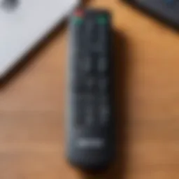 Universal remote control with various buttons