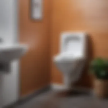Chart comparing advantages of proper urinal height selection