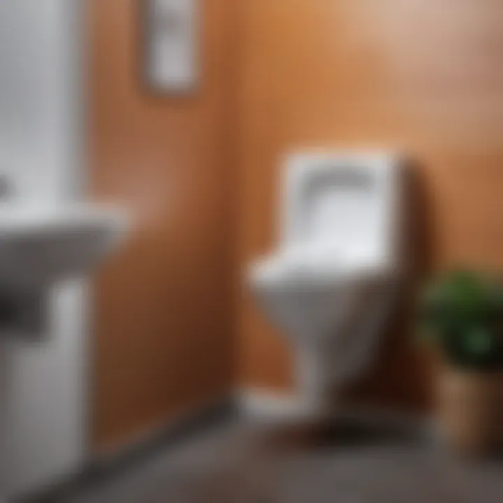 Chart comparing advantages of proper urinal height selection