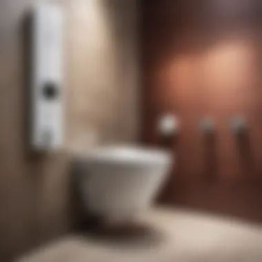 Installation guide showcasing different urinal height adjustments