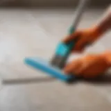 Tools for applying grout on a surface