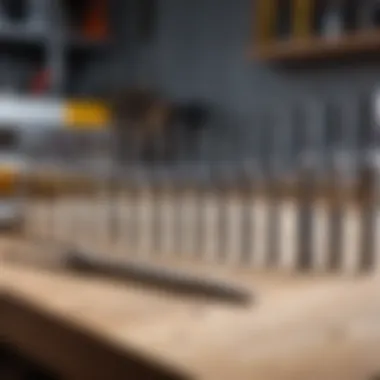 Exploring Various Drill Bit Types Different types of drill bits on a workbench