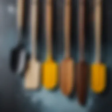 Variety of Spatulas for Liquid Wallpaper Different types of spatulas for liquid wallpaper showcased together