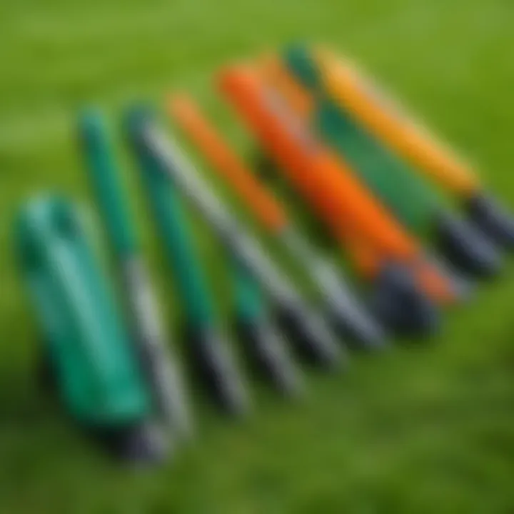 Different types of vertical cutters displayed