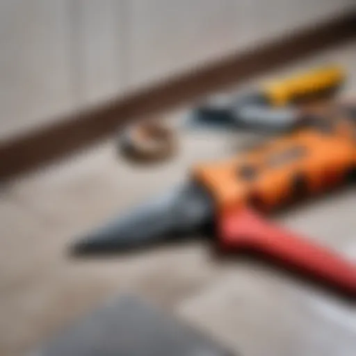 Essential tools for wall tiling